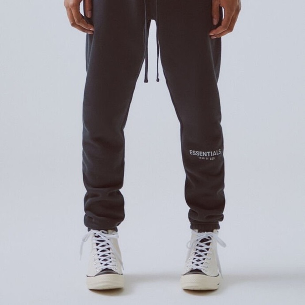 ⚡️ FOG Fear of God Essentials Black Sweatpants